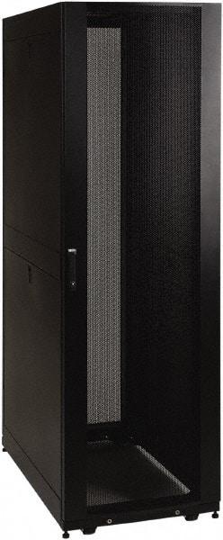 Tripp-Lite - 23.63" Overall Width x 42" Rack Height x 43" Overall Depth Data Cable Enclosure - 3,000 Lb Capacity, Black - Apex Tool & Supply