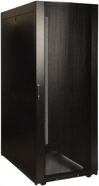 Tripp-Lite - 23.63" Overall Width x 42" Rack Height x 50.89" Overall Depth Data Cable Enclosure - 3,000 Lb Capacity, Black - Apex Tool & Supply
