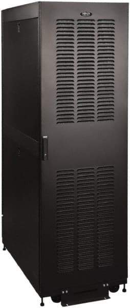 Tripp-Lite - 23.63" Overall Width x 42" Rack Height x 43" Overall Depth Data Cable Enclosure - 3,000 Lb Capacity, Black - Apex Tool & Supply