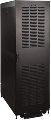 Tripp-Lite - 23.63" Overall Width x 42" Rack Height x 43" Overall Depth Data Cable Enclosure - 3,000 Lb Capacity, Black - Apex Tool & Supply