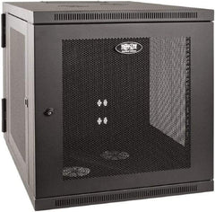 Tripp-Lite - 23.6" Overall Width x 12" Rack Height x 33-1/2" Overall Depth Data Cable Enclosure - 3,000 Lb Capacity, Black - Apex Tool & Supply