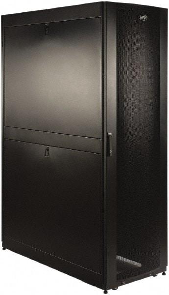Tripp-Lite - 23.63" Overall Width x 42" Rack Height x 48" Overall Depth Data Cable Enclosure - 3,000 Lb Capacity, Black - Apex Tool & Supply
