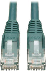 Tripp-Lite - Cat6, 24 AWG, 8 Wires, 550 MHz, Unshielded Network & Ethernet Cable - Green, PVC, 25' OAL - Apex Tool & Supply