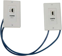 Tripp-Lite - Extender Wall Plate Kit with Transmitter and Receiver - HDMI Female Connector, Black, Use with Cabling and Video Applications - Apex Tool & Supply