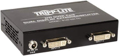 Tripp-Lite - Extender Splitter - RJ45 Connector, Black, Use with Cabling and Video Applications - Apex Tool & Supply