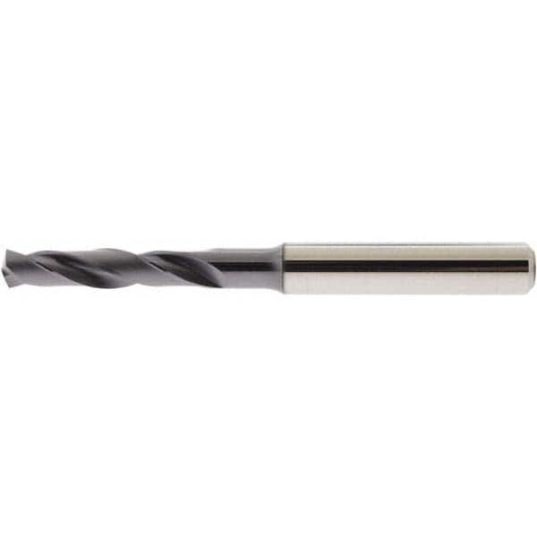 Accupro - 9mm 140° Spiral Flute Solid Carbide Screw Machine Drill Bit - Apex Tool & Supply