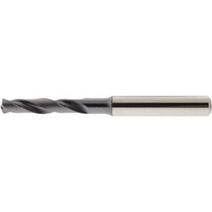 Accupro - 9mm 140° Spiral Flute Solid Carbide Screw Machine Drill Bit - Apex Tool & Supply