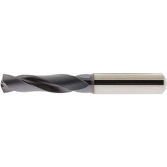 Accupro - 4mm 140° Spiral Flute Solid Carbide Screw Machine Drill Bit - Apex Tool & Supply