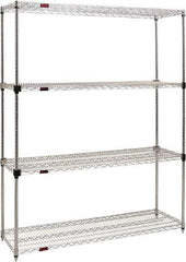 Eagle MHC - 4 Shelf Eagle MHC Wire Shelving - Starter Unit - 36" Wide x 18" Deep x 74" High, - Apex Tool & Supply