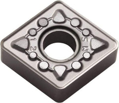 Kyocera - CNMG432 MS Grade PR005S Carbide Turning Insert - Megacoat Hard Finish, 80° Diamond, 1/2" Inscr Circle, 3/16" Thick, 1/32" Corner Radius - Apex Tool & Supply