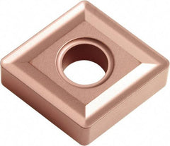 Kyocera - CNMG642 NONE Grade CA320 Carbide Turning Insert - TiCN/Al2O3 Finish, 80° Diamond, 3/4" Inscr Circle, 1/4" Thick, 1/32" Corner Radius - Apex Tool & Supply