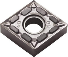 Kyocera - CNMG431 MQ Grade PR015S Carbide Turning Insert - Megacoat Hard Finish, 80° Diamond, 1/2" Inscr Circle, 3/16" Thick, 1/64" Corner Radius - Apex Tool & Supply