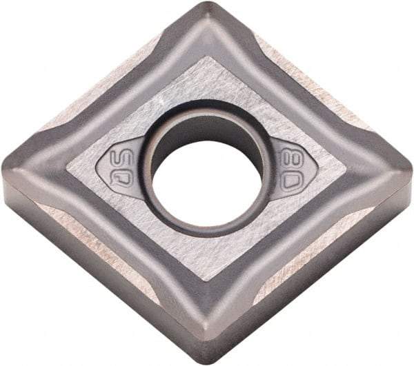 Kyocera - CNMG544 SQ Grade PR015S Carbide Turning Insert - Megacoat Hard Finish, 80° Diamond, 5/8" Inscr Circle, 1/4" Thick, 1/16" Corner Radius - Apex Tool & Supply