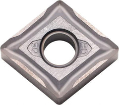 Kyocera - CNMG431 SQ Grade PR015S Carbide Turning Insert - Megacoat Hard Finish, 80° Diamond, 1/2" Inscr Circle, 3/16" Thick, 1/64" Corner Radius - Apex Tool & Supply
