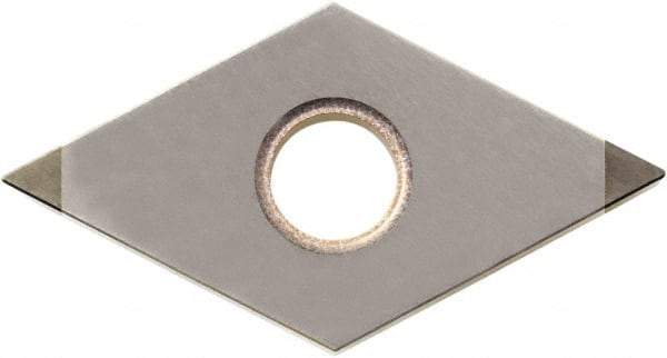 Kyocera - DNGA432 ME Grade KBN05M CBN Turning Insert - Megacoat Finish, 55° Diamond, 1/2" Inscr Circle, 3/16" Thick, 1/32" Corner Radius - Apex Tool & Supply
