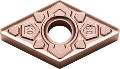 Kyocera - DNMG431 KG Grade CA315 Carbide Turning Insert - TiCN/Al2O3 Finish, 55° Diamond, 1/2" Inscr Circle, 3/16" Thick, 1/64" Corner Radius - Apex Tool & Supply