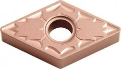 Kyocera - DNMG433 ZS Grade CA310 Carbide Turning Insert - TiCN/Al2O3 Finish, 55° Diamond, 1/2" Inscr Circle, 3/16" Thick, 3/64" Corner Radius - Apex Tool & Supply