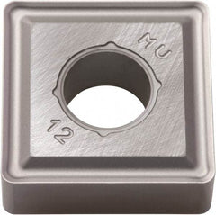 Kyocera - SNMG644 MU Grade PR015S Carbide Turning Insert - Megacoat Hard Finish, 90° Square, 3/4" Inscr Circle, 1/4" Thick, 1/16" Corner Radius - Apex Tool & Supply