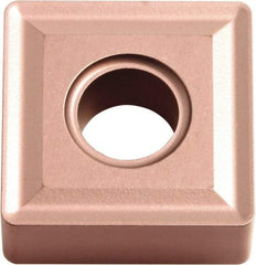 Kyocera - SNMG432 NONE Grade CA315 Carbide Turning Insert - TiCN/Al2O3 Finish, 90° Square, 1/2" Inscr Circle, 3/16" Thick, 1/32" Corner Radius - Apex Tool & Supply