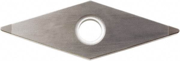 Kyocera - VNGA331 ME Grade KBN05M CBN Turning Insert - Megacoat Finish, 35° Diamond, 3/8" Inscr Circle, 3/16" Thick, 1/64" Corner Radius - Apex Tool & Supply
