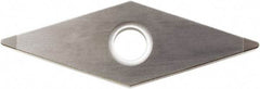 Kyocera - VNGA331 ME Grade KBN05M CBN Turning Insert - Megacoat Finish, 35° Diamond, 3/8" Inscr Circle, 3/16" Thick, 1/64" Corner Radius - Apex Tool & Supply