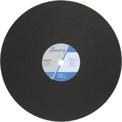 Norton - 20 x 5/32, 1" Hole 30 Grit Aluminum Oxide Cutoff Wheel - Apex Tool & Supply