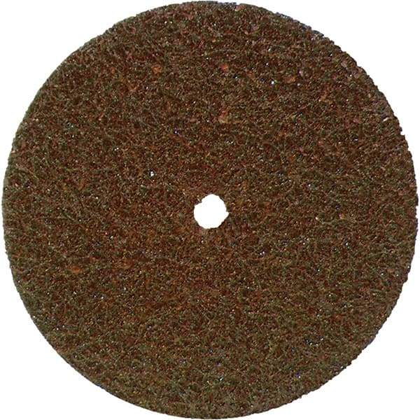 Norton - 7" Diam, Aluminum Oxide Hook & Loop Disc - Coarse Grade, Nonwoven, - Apex Tool & Supply