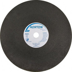 Norton - 24" Aluminum Oxide Cutoff Wheel - 7/32" Thick, 1-3/4" Arbor - Apex Tool & Supply
