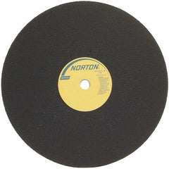 Norton - 30" Ceramic Cutoff Wheel - 1/4" Thick, 1-3/4" Arbor - Apex Tool & Supply