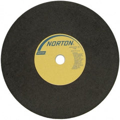Norton - 24" Aluminum Oxide Cutoff Wheel - 3/16" Thick, 1-3/4" Arbor - Apex Tool & Supply