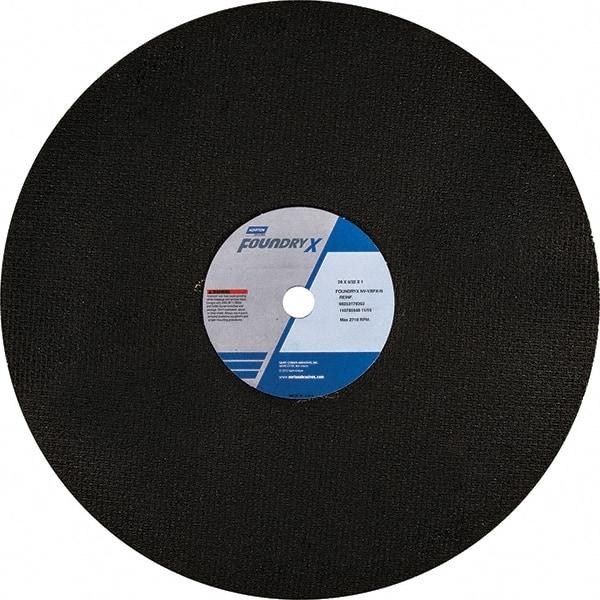 Norton - 20" Zirconia Alumina Cutoff Wheel - 5/32" Thick, 1" Arbor - Apex Tool & Supply