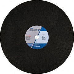 Norton - 20" Zirconia Alumina Cutoff Wheel - 5/32" Thick, 1" Arbor - Apex Tool & Supply