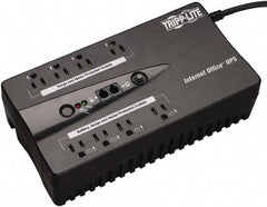 Tripp-Lite - 15 Amp, 600 VA, Flat Pack Mount Standby Backup Uninterruptible Power Supply - Backup 3 min with Full Load & 9 min with Half Load, 120 VAC Input & Output, 300 Watt Output, 1 Phases, 6 Outlets - Apex Tool & Supply