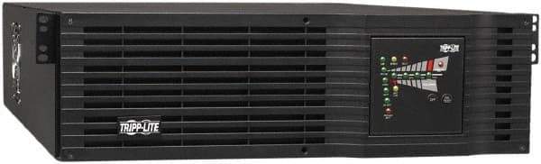 Tripp-Lite - 20 Amp, 3,000 VA, Tower & Rack Mount Online Backup Uninterruptible Power Supply - Backup 5 min with Full Load & 14.2 min with Half Load, 120 VAC Input & Output, 2,400 Watt Output, 1 Phases, 9 Outlets - Apex Tool & Supply