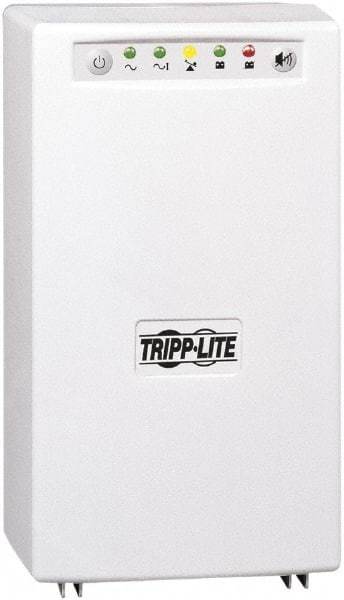 Tripp-Lite - 15 Amp, 700 VA, Tower Mount Line Interactive Backup Uninterruptible Power Supply - Backup 18 min with Full Load & 42 min with Half Load, 120 VAC Input & Output, 450 Watt Output, 1 Phases, 6 Outlets - Apex Tool & Supply