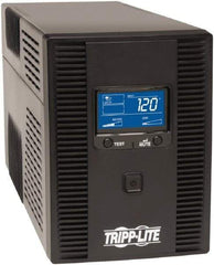 Tripp-Lite - 15 Amp, 1,500 VA, Tower Mount Line Interactive Backup Uninterruptible Power Supply - Backup 4.4 min with Full Load & 14 min with Half Load, 120 VAC Input & Output, 900 Watt Output, 1 Phases, 10 Outlets - Apex Tool & Supply