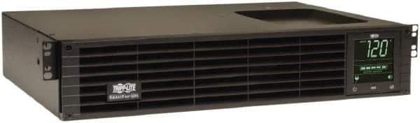 Tripp-Lite - 15 Amp, 1,000 VA, Tower & Rack Mount Line Interactive Backup Uninterruptible Power Supply - Backup 5.3 min with Full Load & 15 min with Half Load, 120 VAC Input & Output, 800 Watt Output, 1 Phases, 6 Outlets - Apex Tool & Supply