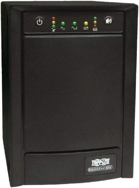 Tripp-Lite - 15 Amp, 1,050 VA, Tower Mount Line Interactive Backup Uninterruptible Power Supply - Backup 7 min with Full Load & 19 min with Half Load, 120 VAC Input & Output, 650 Watt Output, 1 Phases, 6 Outlets - Apex Tool & Supply