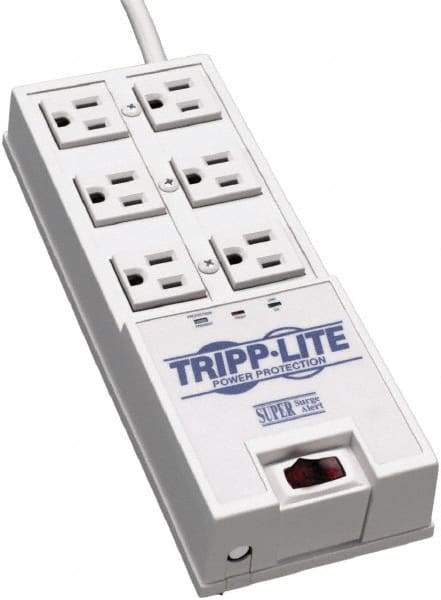 Tripp-Lite - 6 Outlets, 120 VAC15 Amps, 6' Cord, Power Outlet Strip - Floor, Keyhole Mount, 5-15 NEMA Configuration, 9-1/2" Strip - Apex Tool & Supply