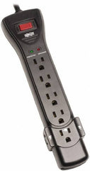 Tripp-Lite - 7 Outlets, 120 VAC15 Amps, 7' Cord, Power Outlet Strip - Floor, Keyhole Mount, 5-15 NEMA Configuration, 10.3" Strip - Apex Tool & Supply