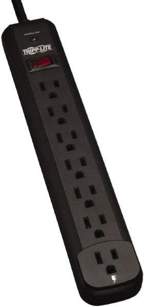 Tripp-Lite - 7 Outlets, 120 VAC15 Amps, 12' Cord, Power Outlet Strip - Floor, Keyhole Mount, 5-15 NEMA Configuration, 11.69" Strip - Apex Tool & Supply