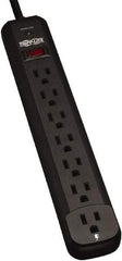 Tripp-Lite - 7 Outlets, 120 VAC15 Amps, 12' Cord, Power Outlet Strip - Floor, Keyhole Mount, 5-15 NEMA Configuration, 11.69" Strip - Apex Tool & Supply