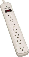 Tripp-Lite - 7 Outlets, 120 VAC15 Amps, 12' Cord, Power Outlet Strip - Floor, Keyhole Mount, 5-15 NEMA Configuration, 11.69" Strip - Apex Tool & Supply