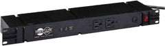 Tripp-Lite - 12 Outlets, 120 VAC15 Amps, 10' Cord, Power Outlet Strip - Floor, Keyhole Mount, 5-15 NEMA Configuration, 4" Strip - Apex Tool & Supply