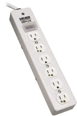 Tripp-Lite - 6 Outlets, 120 VAC15 Amps, 10' Cord, Power Outlet Strip - Floor, Keyhole Mount, 5-15 NEMA Configuration, 2-1/2" Strip - Apex Tool & Supply