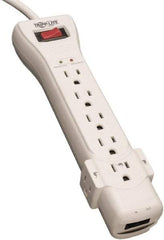 Tripp-Lite - 7 Outlets, 120 VAC15 Amps, 15' Cord, Power Outlet Strip - Floor, Keyhole Mount, 5-15 NEMA Configuration, 10.3" Strip - Apex Tool & Supply