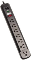 Tripp-Lite - 7 Outlets, 120 VAC15 Amps, 6' Cord, Power Outlet Strip - Floor, Keyhole Mount, 5-15 NEMA Configuration, 12.51" Strip - Apex Tool & Supply