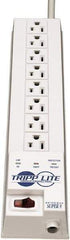 Tripp-Lite - 8 Outlets, 120 VAC15 Amps, 8' Cord, Power Outlet Strip - Floor, Keyhole Mount, 5-15 NEMA Configuration, 1-3/4" Strip - Apex Tool & Supply