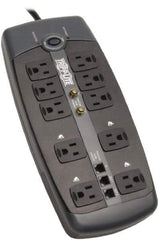 Tripp-Lite - 10 Outlets, 120 VAC15 Amps, 8' Cord, Power Outlet Strip - Floor, Keyhole Mount, 5-15 NEMA Configuration, 1.8" Strip - Apex Tool & Supply