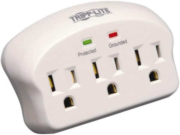 Tripp-Lite - 3 Outlets, 120 VAC15 Amps, Power Outlet Strip - Floor, Keyhole Mount, 5-15 NEMA Configuration, 2.1" Strip - Apex Tool & Supply